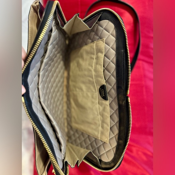 Black Lucy Leather Shoulder Bag - Picture 5 of 10